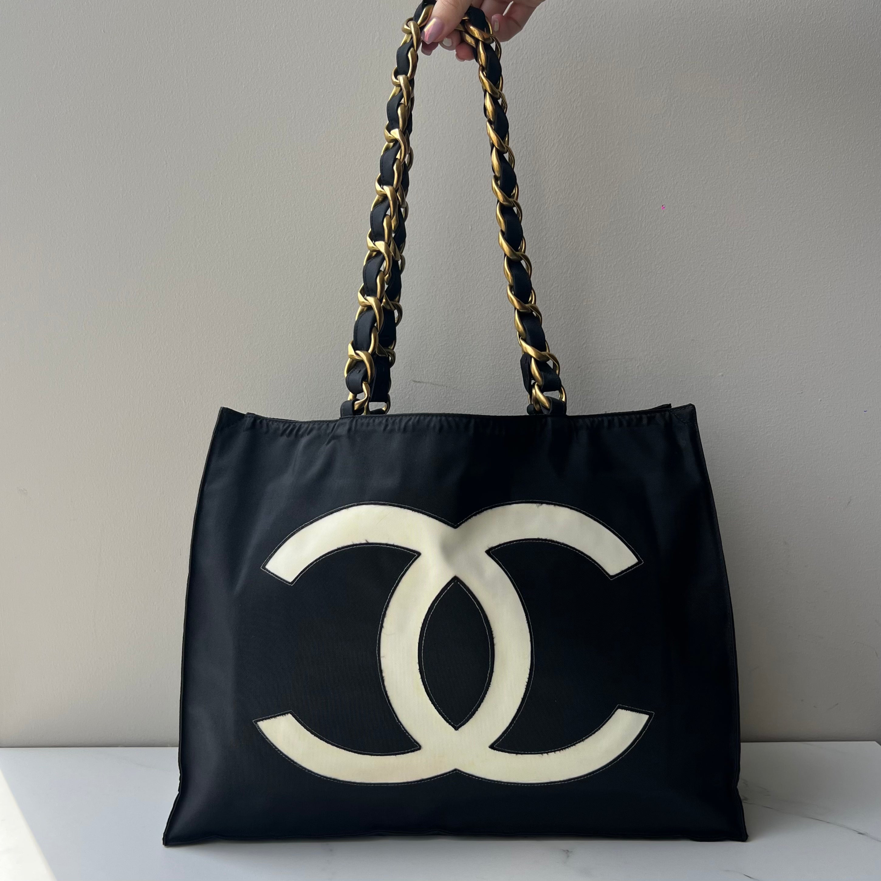 Chanel Vintage Shopper Tote
