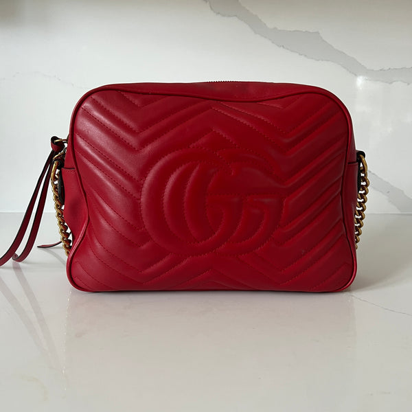 Gucci Marmont Matelasse Medium Shoulder Bag