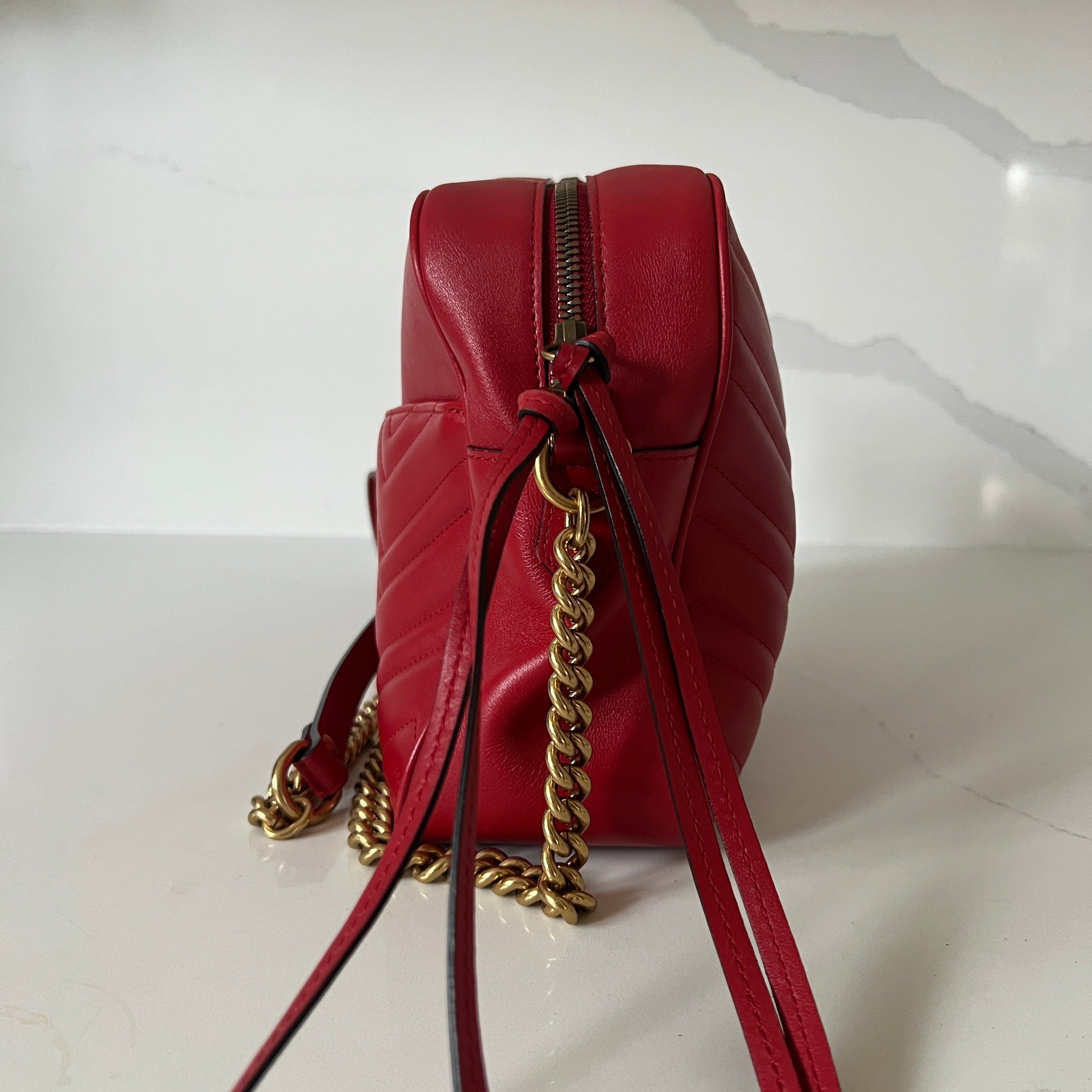 Gucci Marmont Matelasse Medium Shoulder Bag
