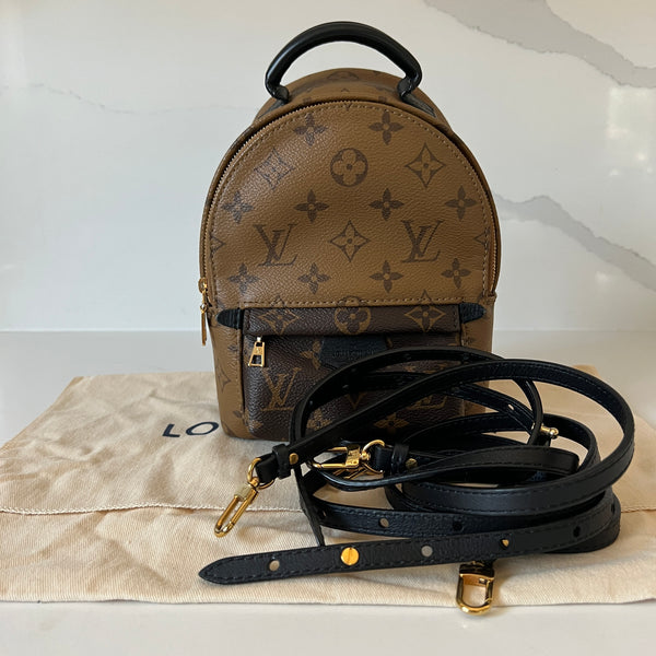 Louis Vuitton  Reverse Monogram Palm Springs Backpack Mini