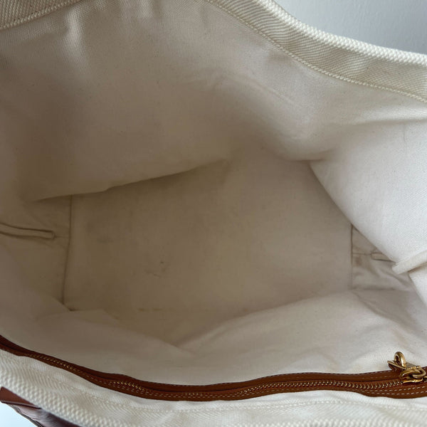 Celine Paris Cabas Canvas Tote