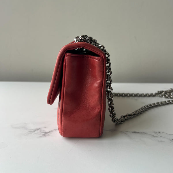 Chanel Vertical Stitch Flap with Bijou Chain