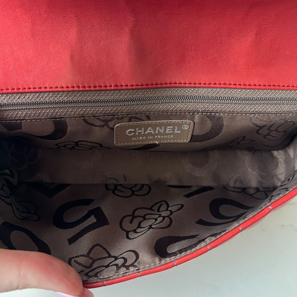 Chanel Vertical Stitch Flap with Bijou Chain