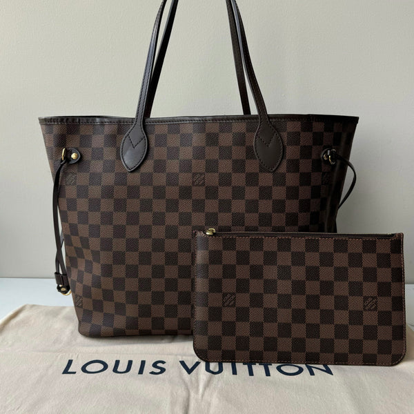 Louis Vuitton Neverfull MM & Pouch