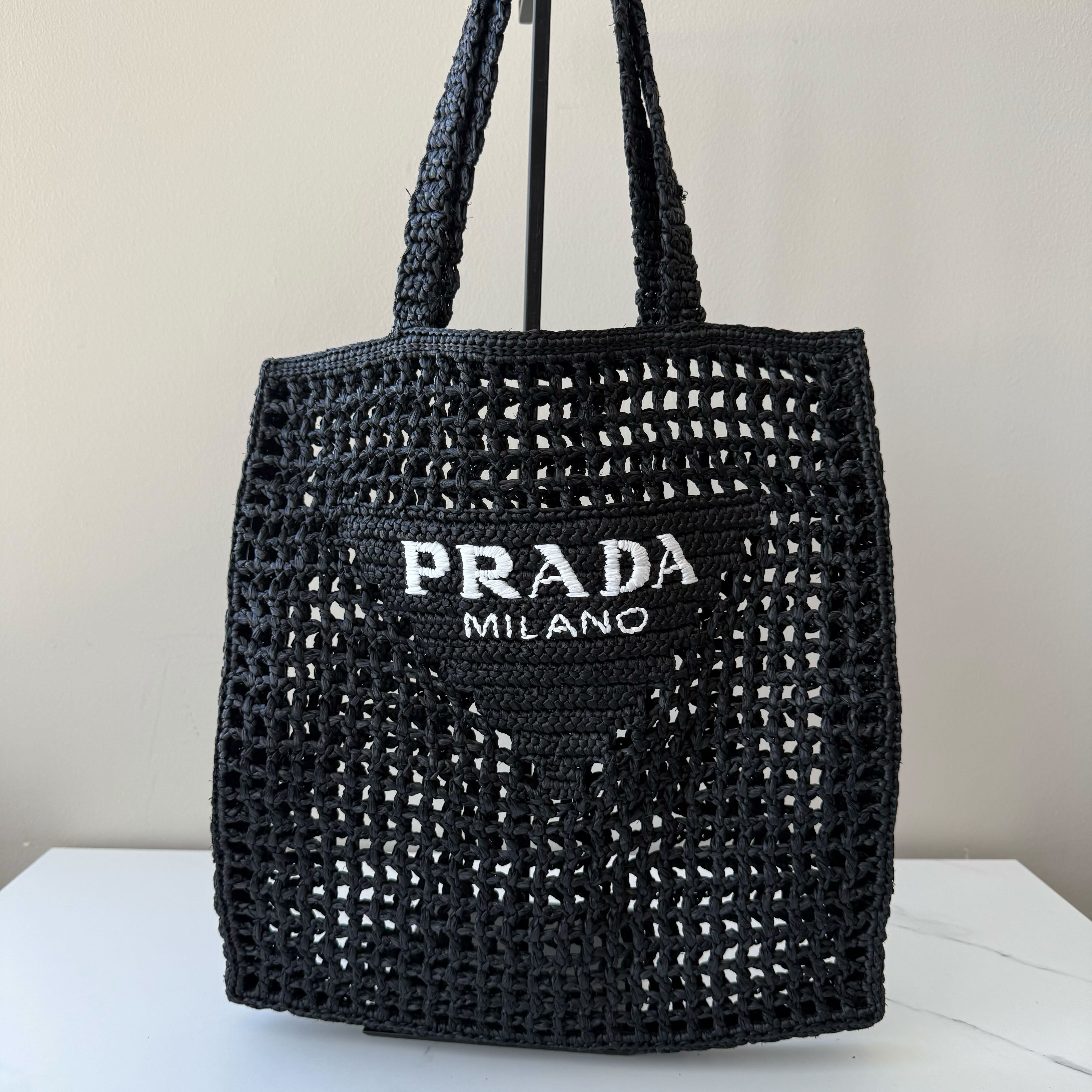 Prada Crochet Tote