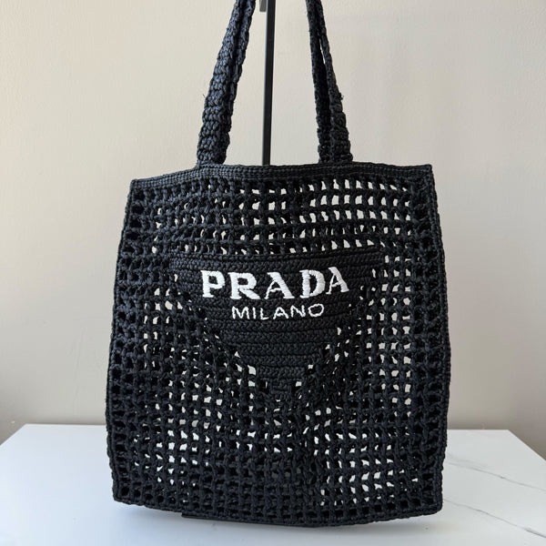 Prada Crochet Tote