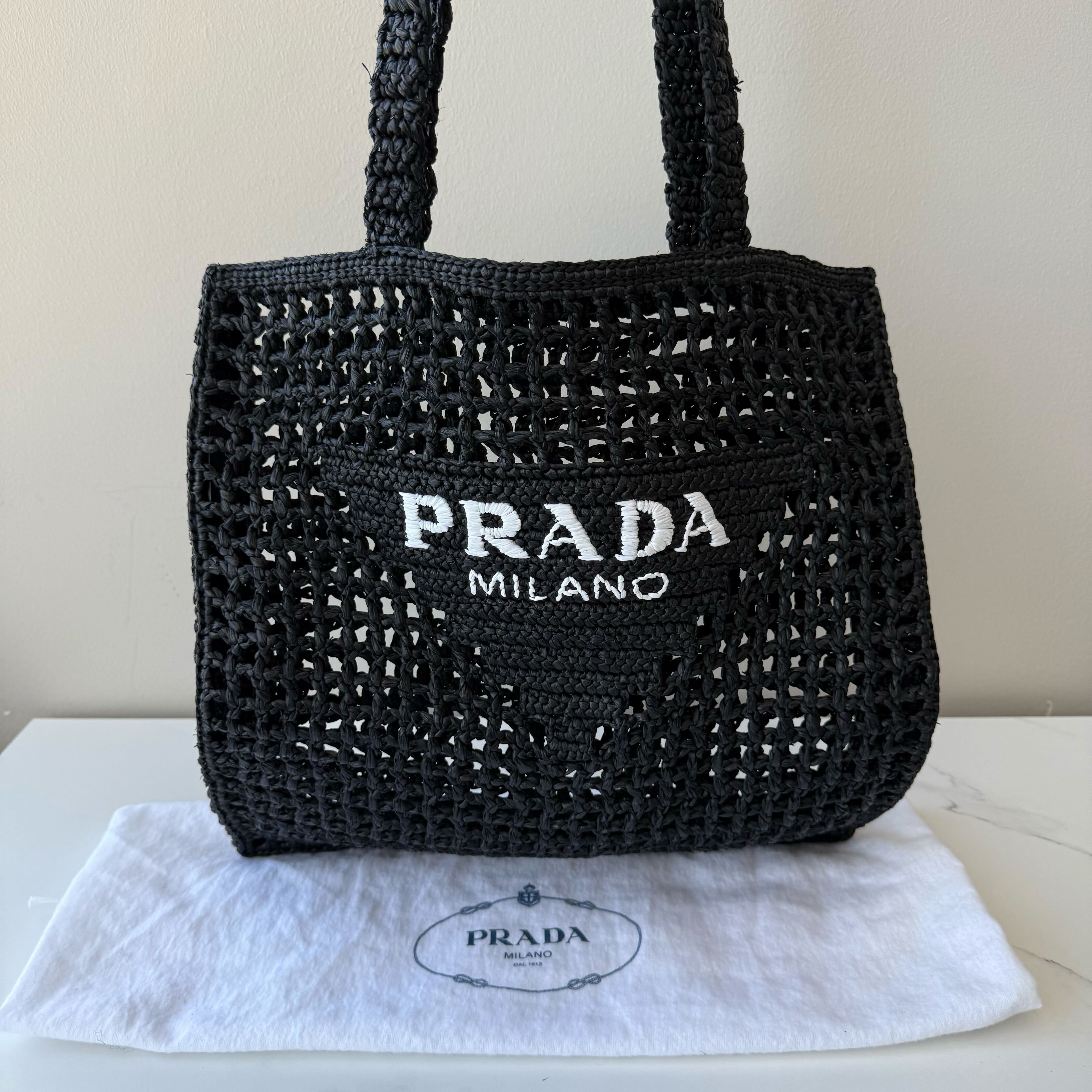Prada Crochet Tote