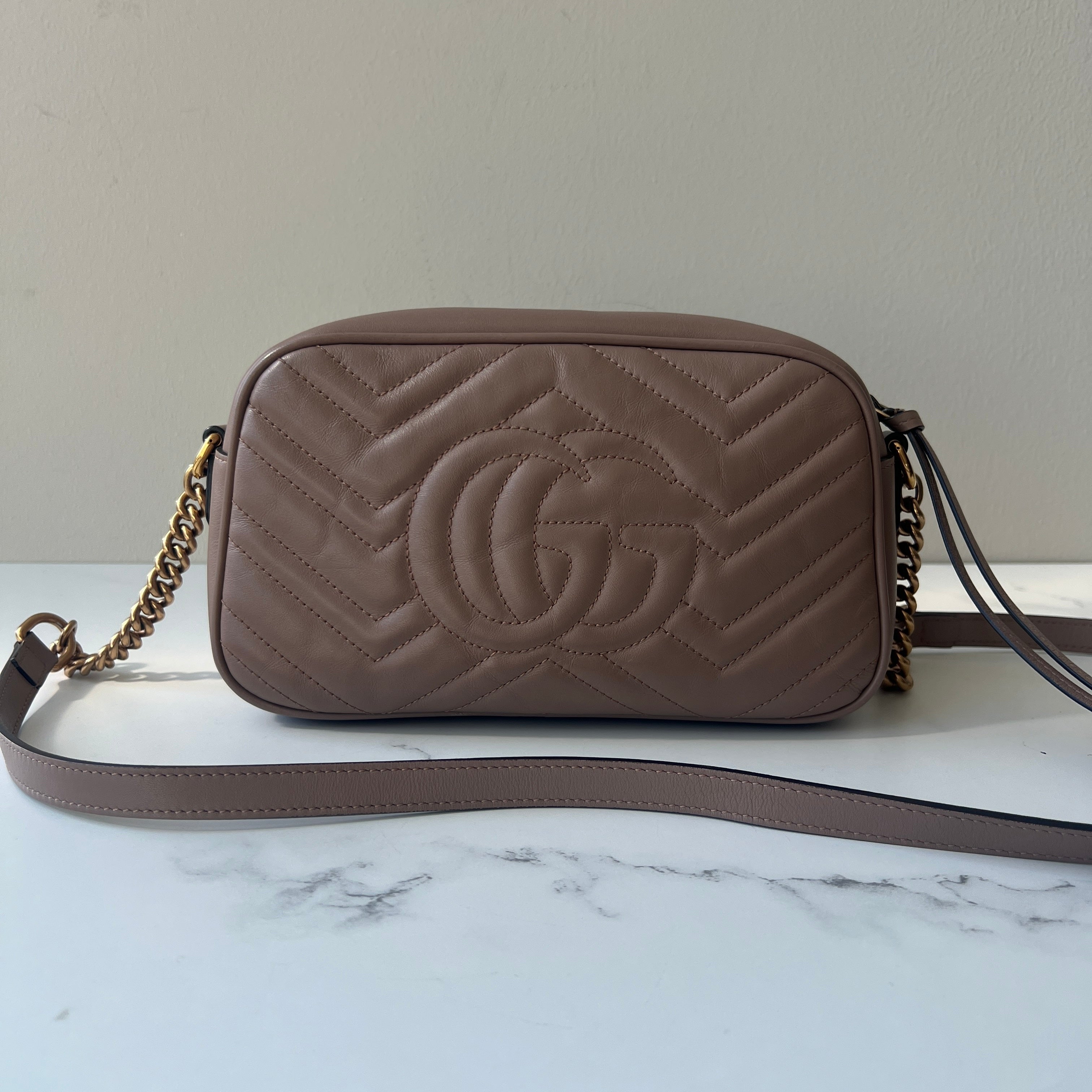 Gucci GG Marmont Matelasse Camera Bag