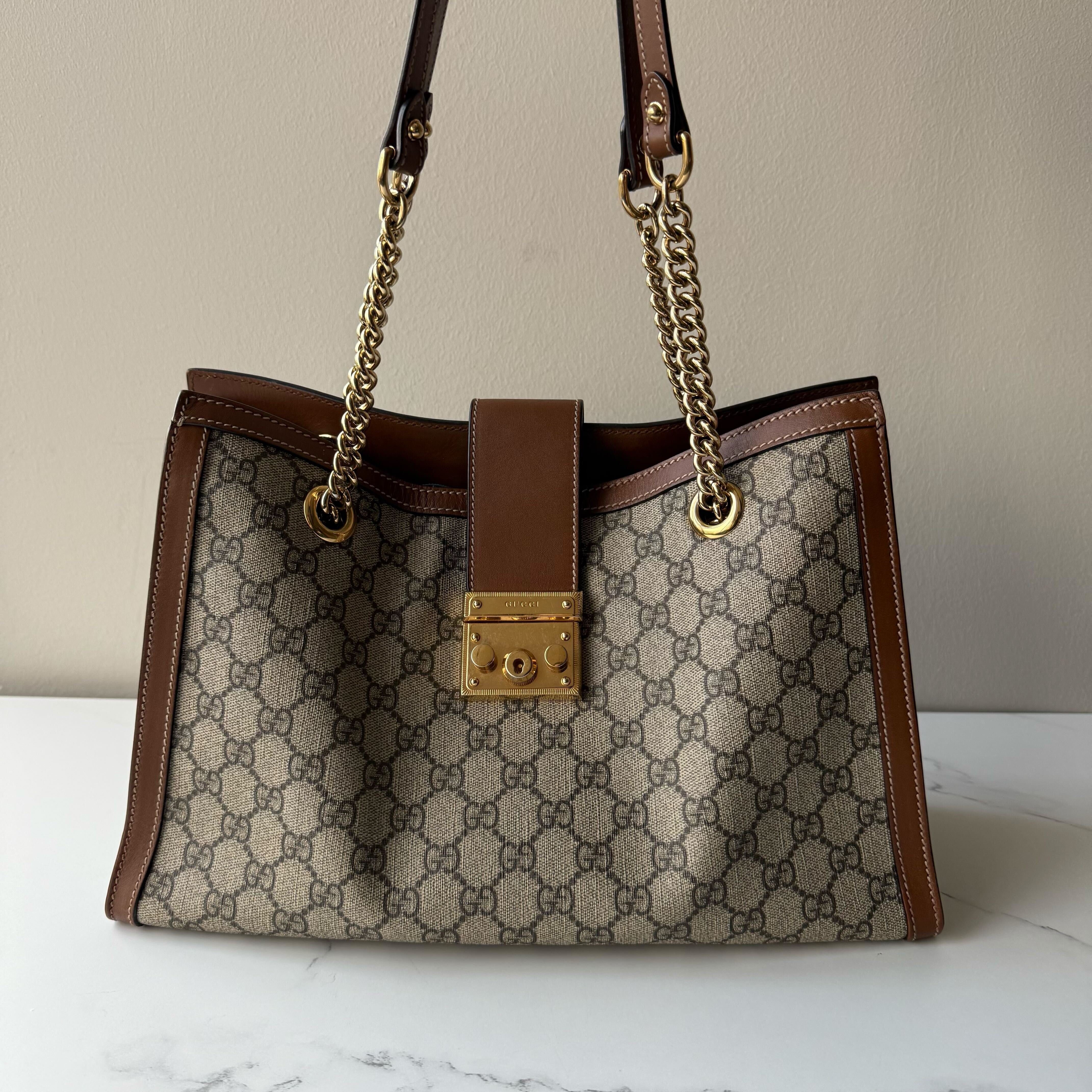 Gucci Pad Lock GG Tote