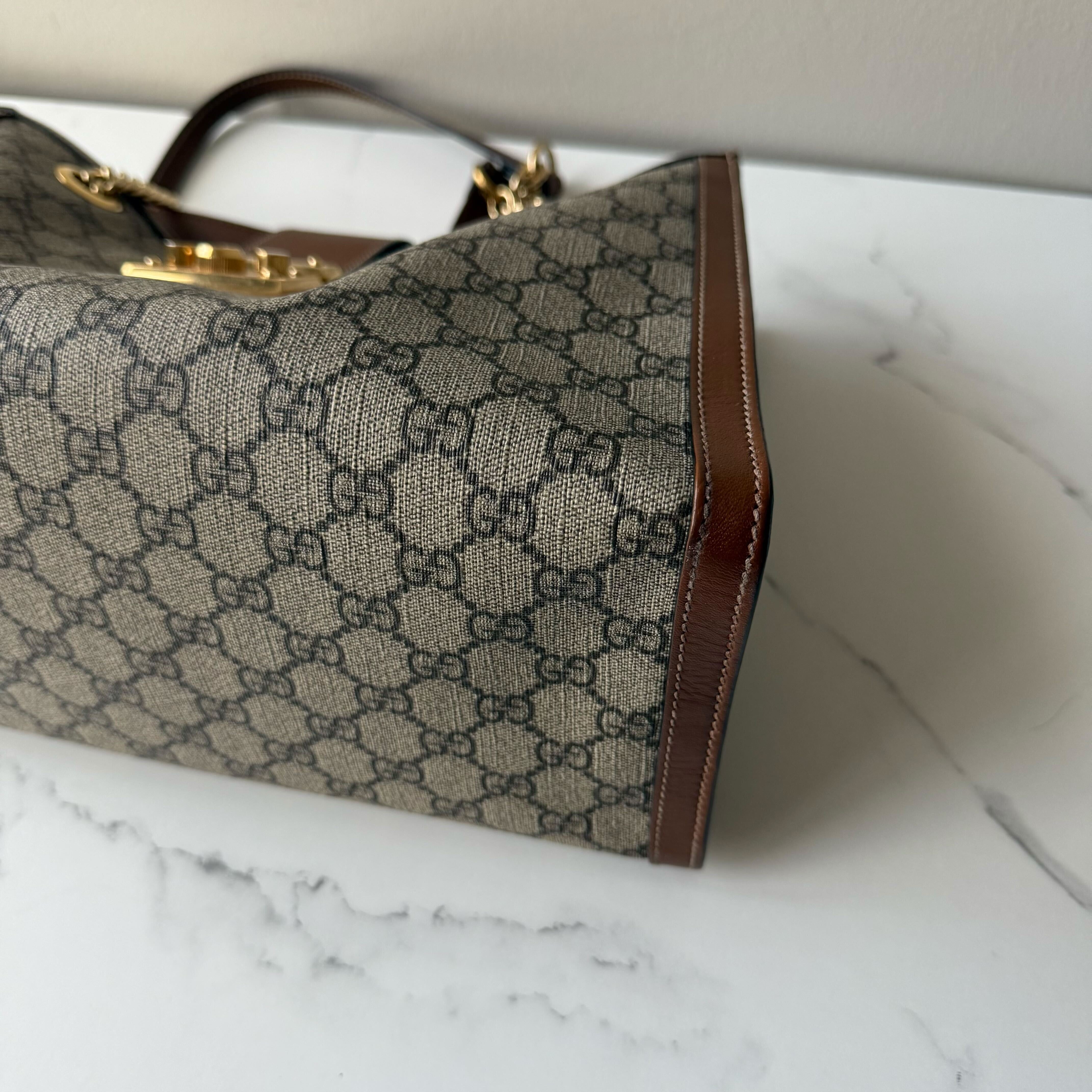 Gucci Pad Lock GG Tote