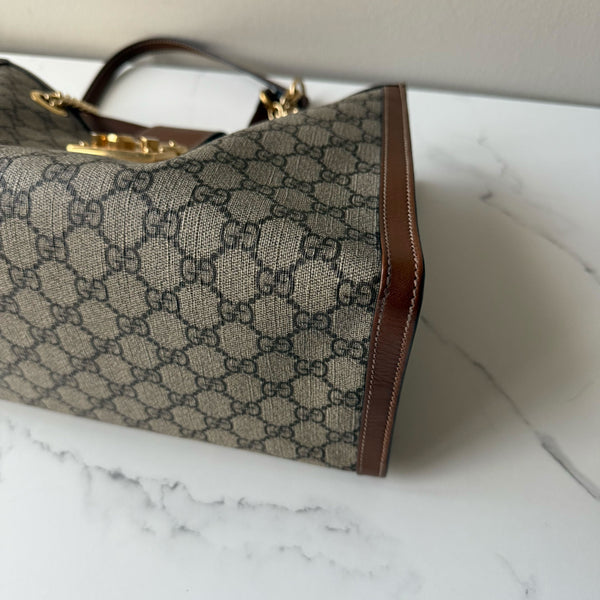 Gucci Pad Lock GG Tote