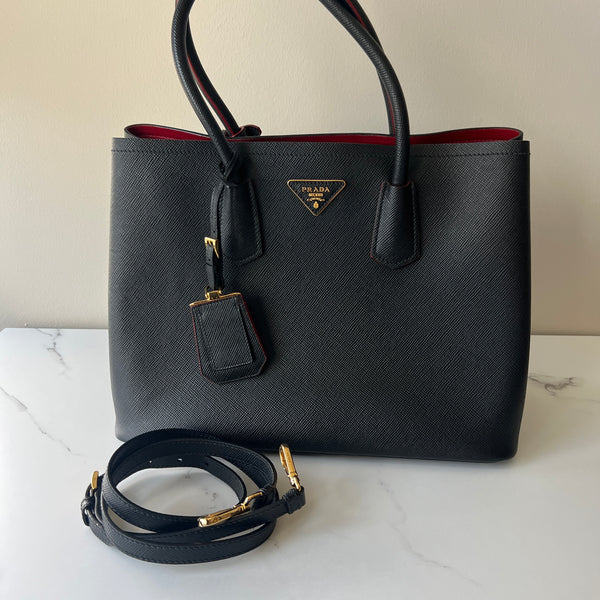 Prada Saffiano Double Bag