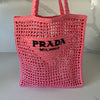 Prada Crochet Tote Bag