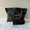 Prada Metal Handle Tote