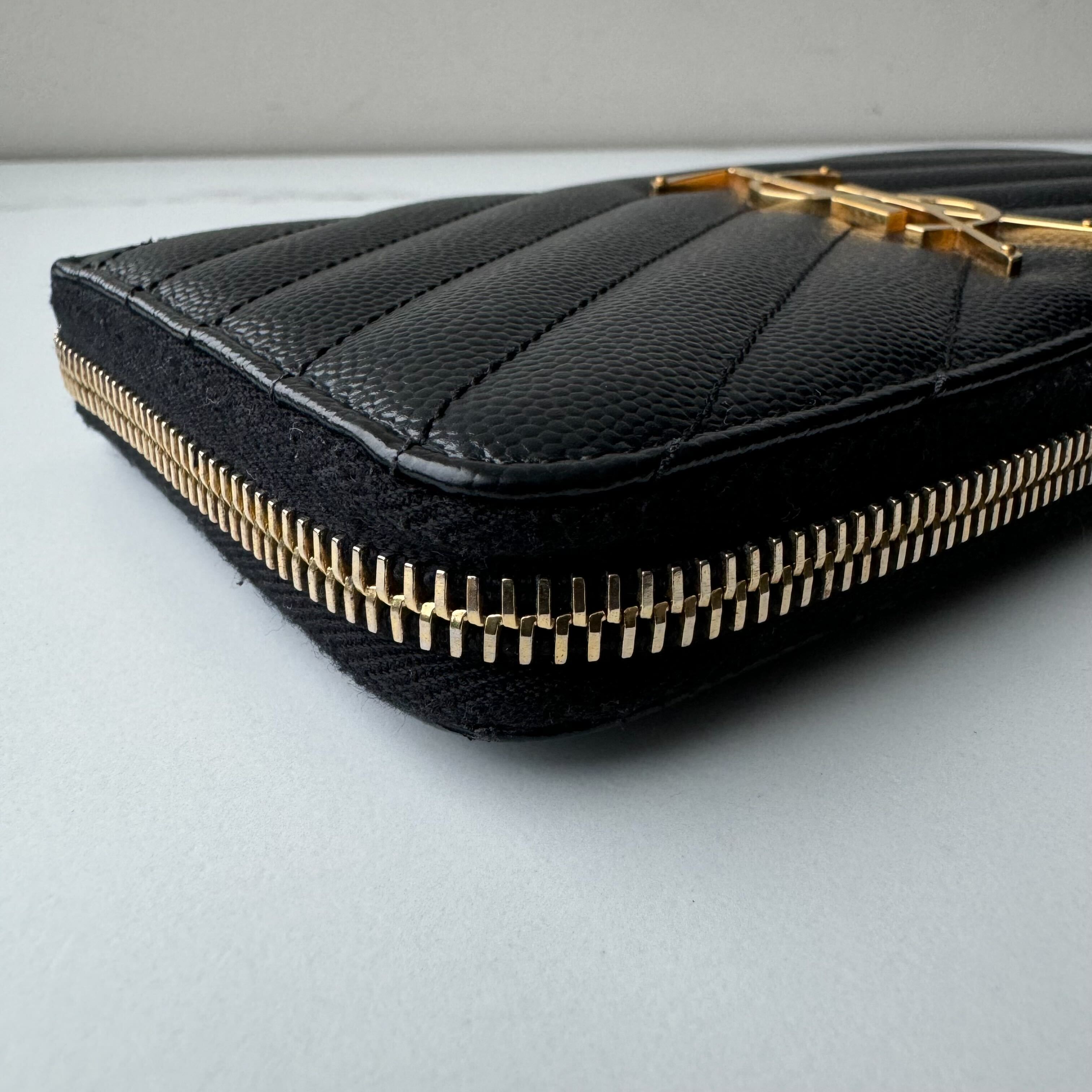 Saint Laurent Zip Around Wallet