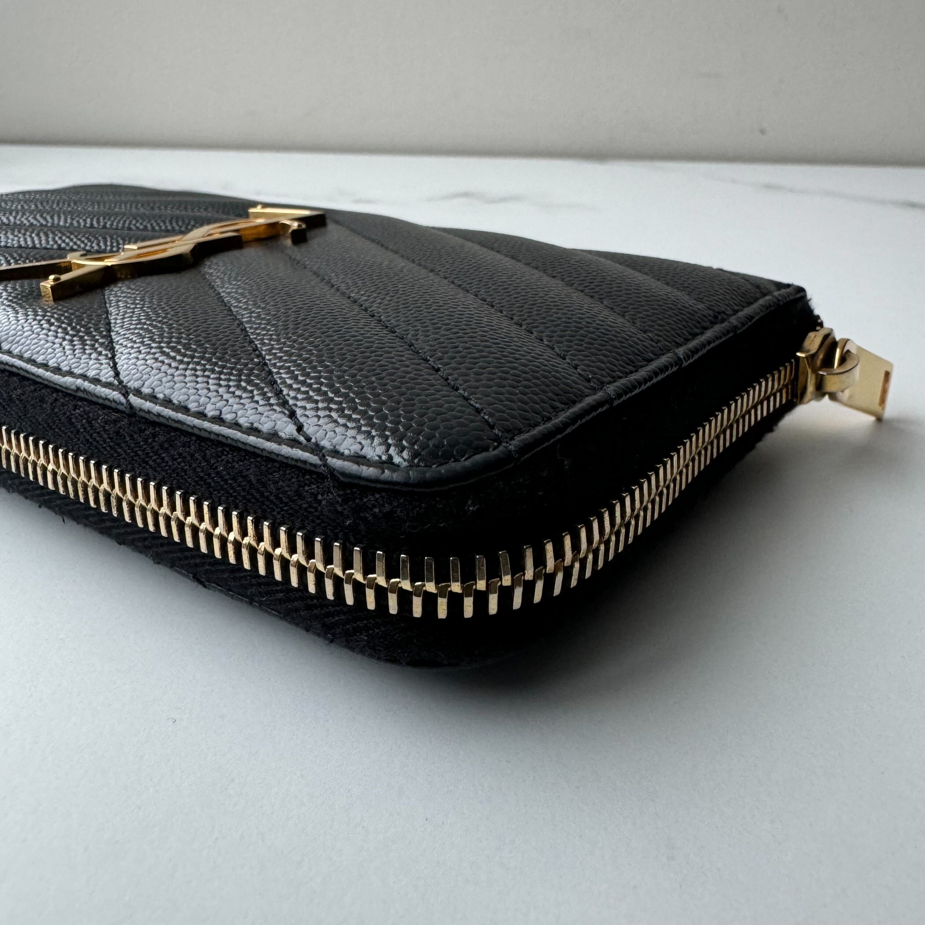 Saint Laurent Zip Around Wallet