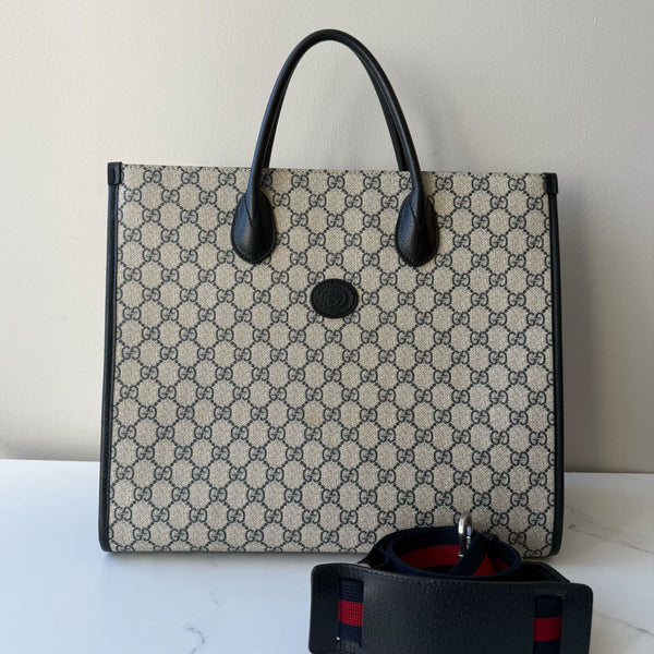 Gucci GG Supreme Interlocking G Tote