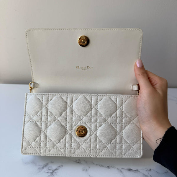 Dior Caro Pouch with Chain