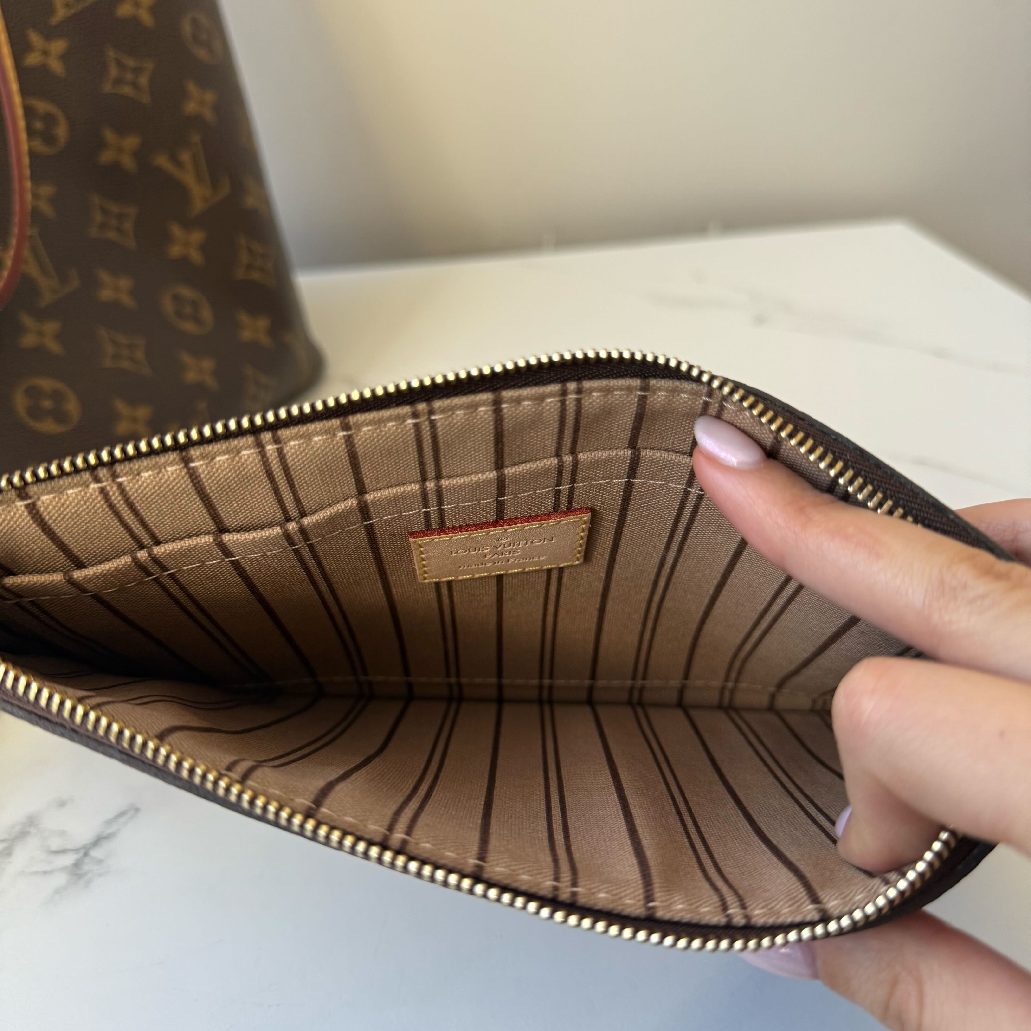 Louis Vuitton Neverfull MM + Pouch