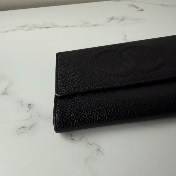 Chanel Coco Mark Trifold Wallet