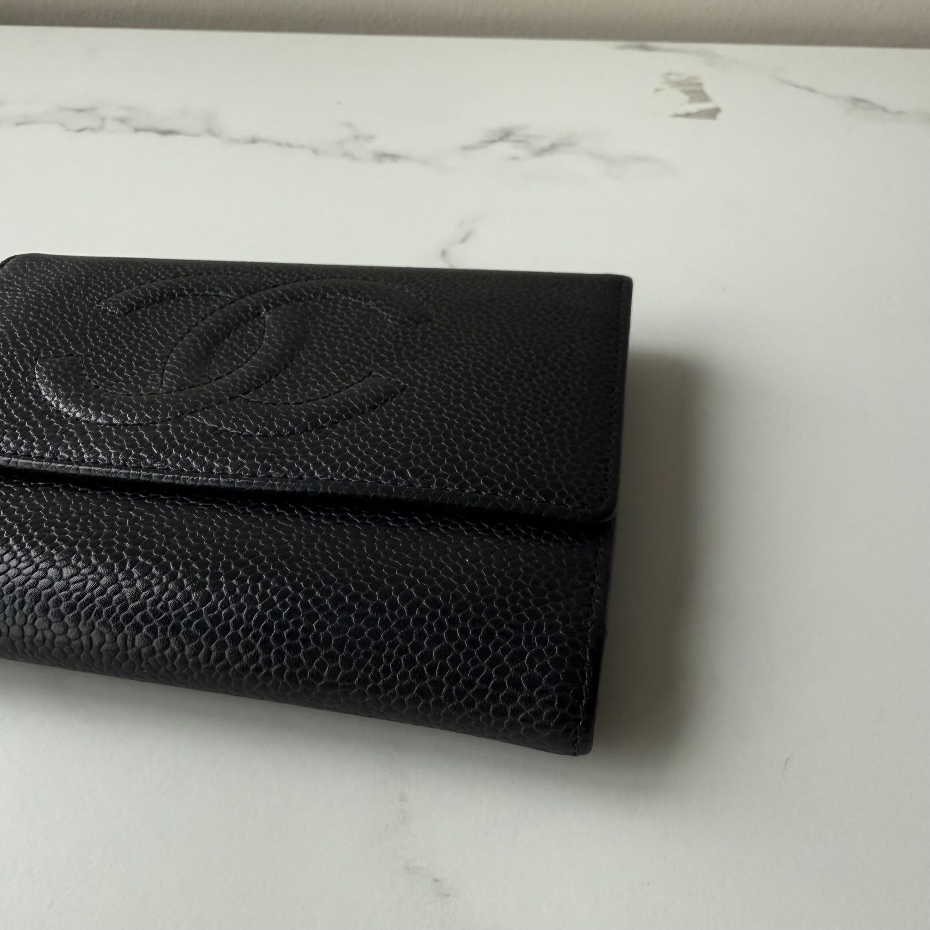 Chanel Coco Mark Trifold Wallet