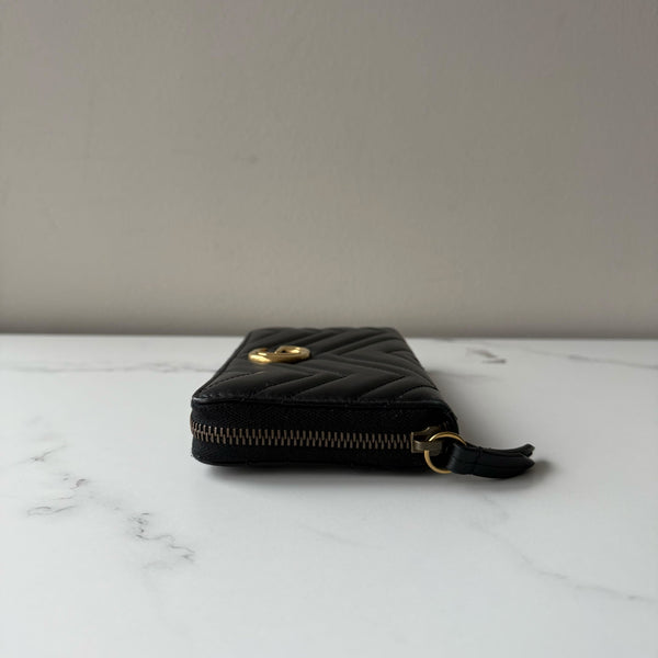 Gucci Marmont Zip Around Wallet