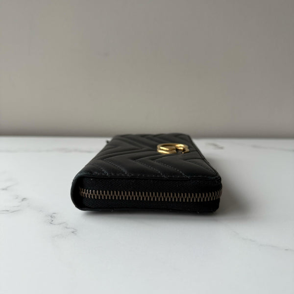 Gucci Marmont Zip Around Wallet