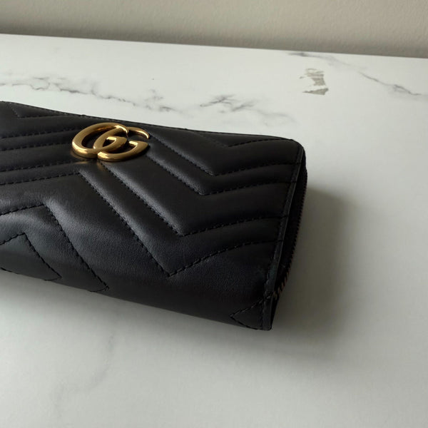 Gucci Marmont Zip Around Wallet