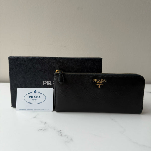 Prada Long Zippy Wallet