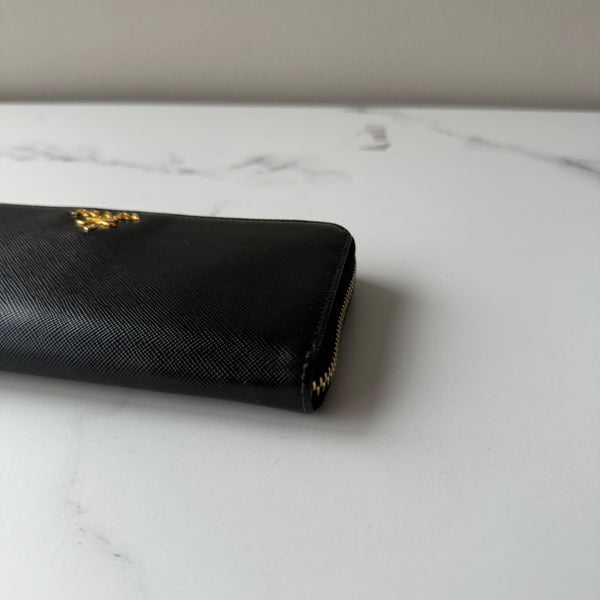 Prada Long Zippy Wallet