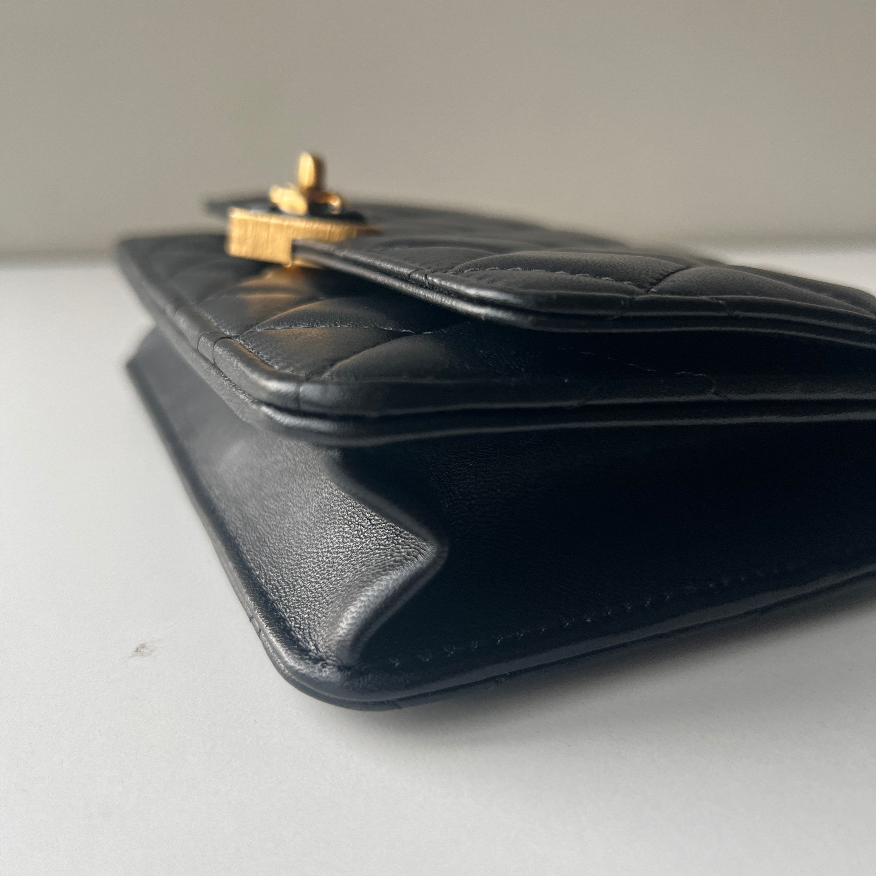 Chanel Heart Lock Wallet on Chain