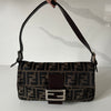 Fendi Zucca  Baguette Shoulder Bag