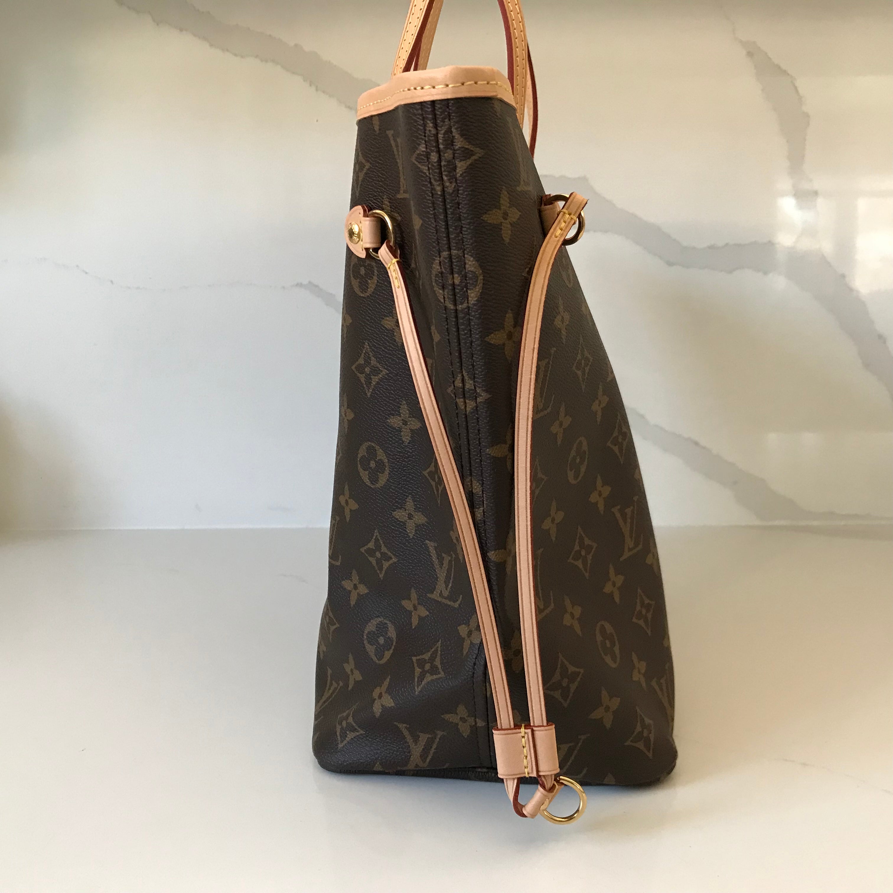 Louis Vuitton Neverfull MM & Pouch