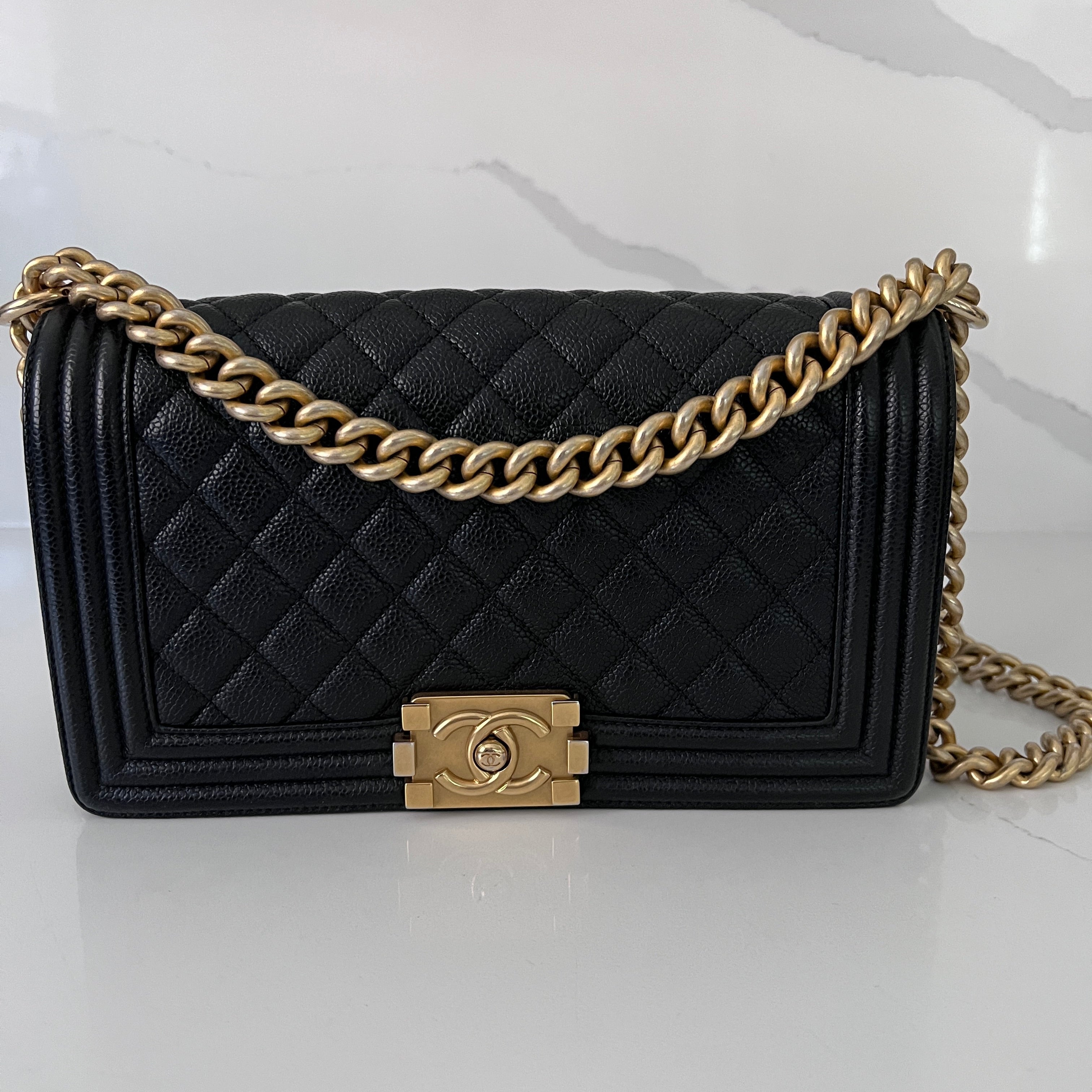 CHANEL OLD MEDIUM BOY 4