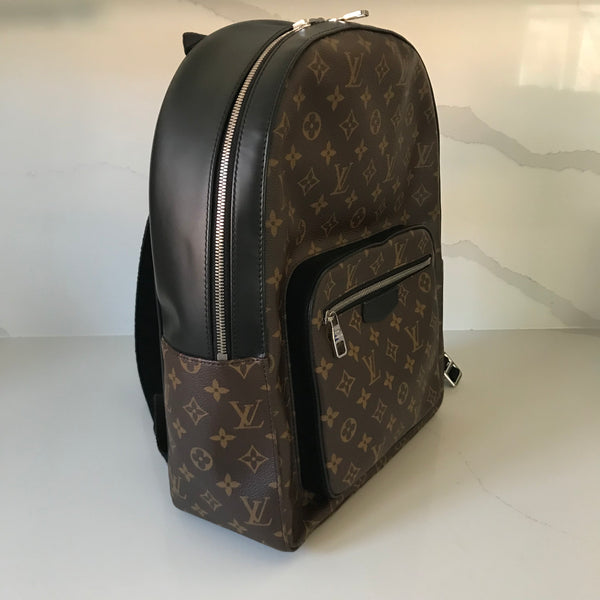 Josh backpack cloth bag Louis Vuitton Black in Cloth - 31981301
