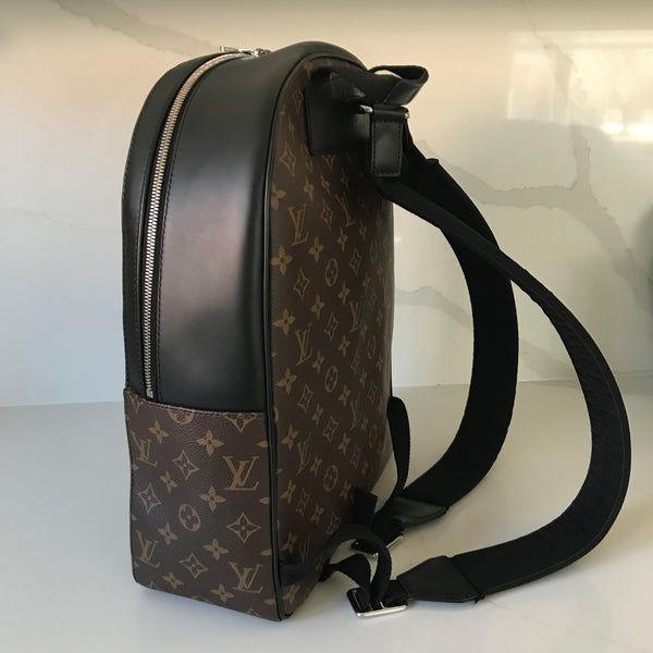 Josh backpack cloth bag Louis Vuitton Black in Cloth - 31981301